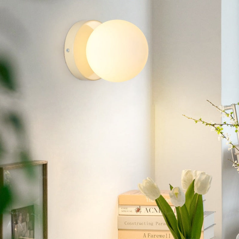 Minimalist Globe Wall Light – G9 LED Compatible Lamp