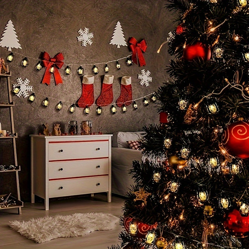 Vintage-Style LED Party Lights | Festive String Christmas Light