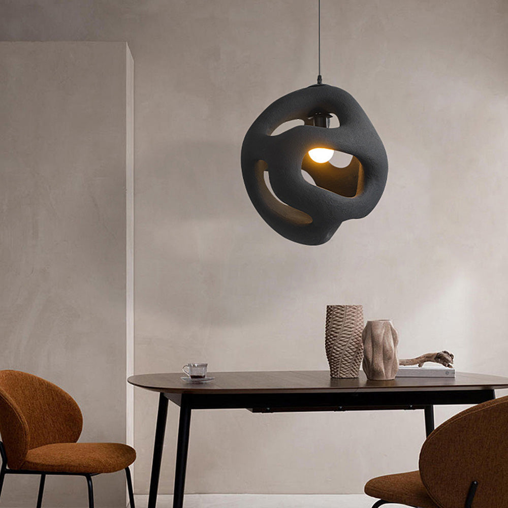 Wabi Sabi Resin LED Pendant Light | Japanese-Style Pendant Light