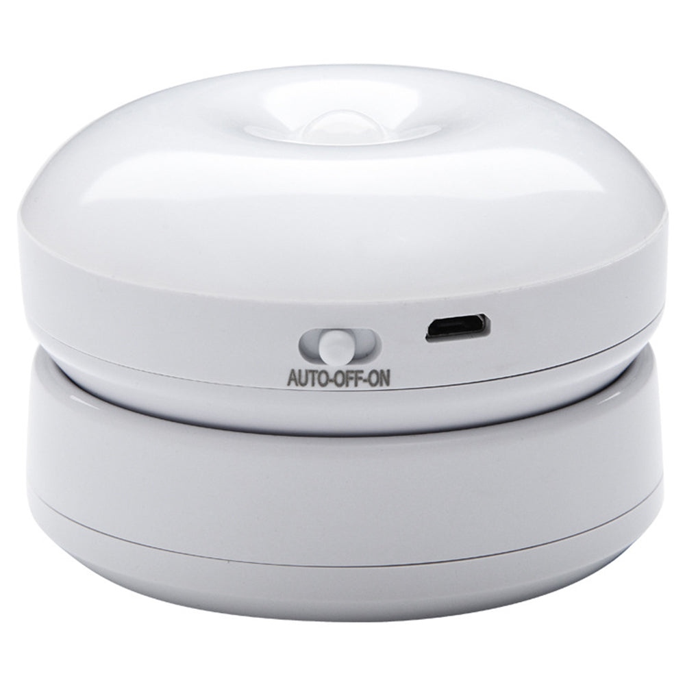 Minimalist Motion Sensor Wall Light – LED, White Finish Fixture