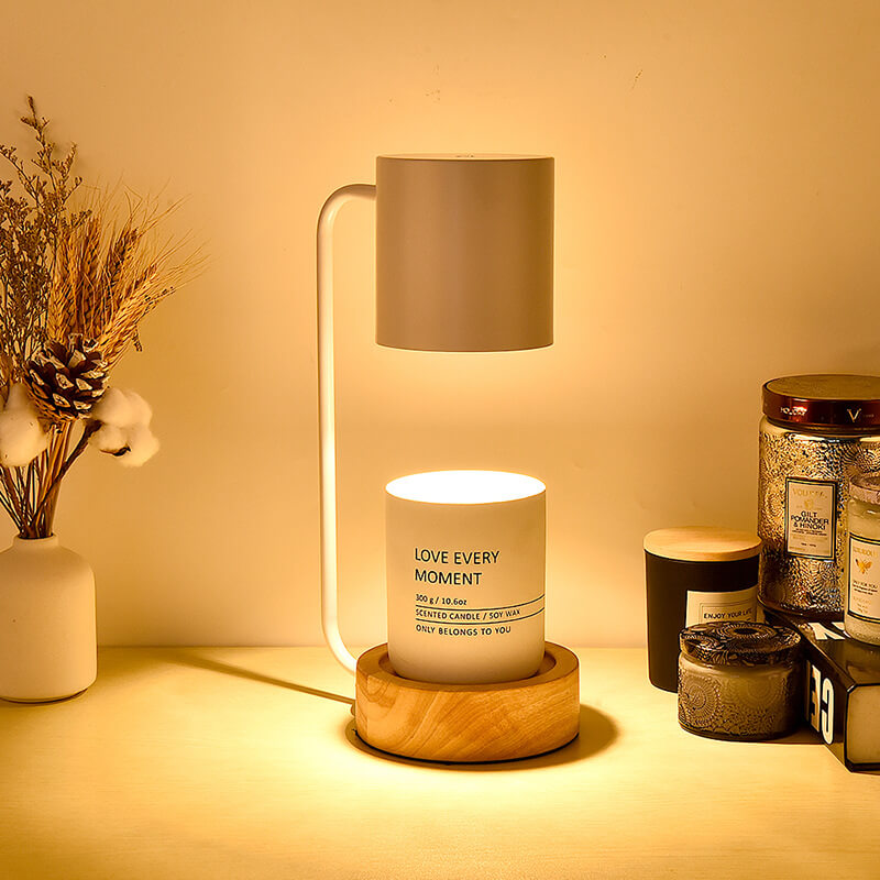 Stylish Wax-Textured Table Lamp | Modern Japanese Desk Lamp