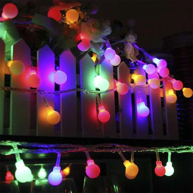 Decorative LED Solar String Lights | Energy-Efficient Christmas Light