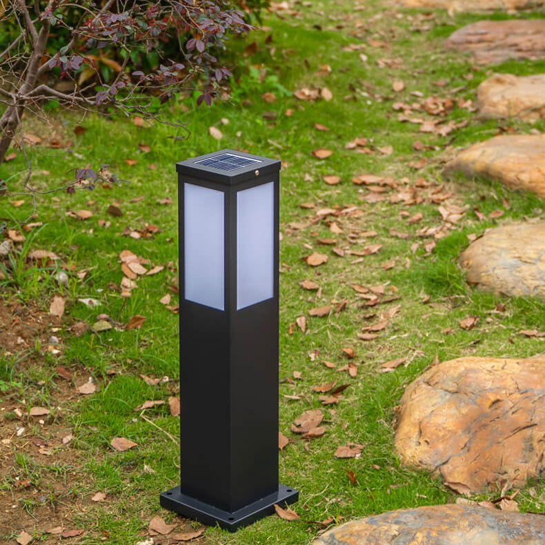Solar-Powered Modern Pathway Lights