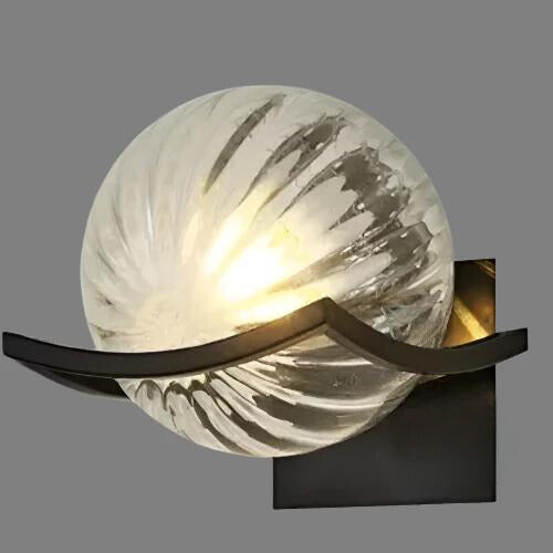Clear Glass LED Wall Light | Wall-Mounted