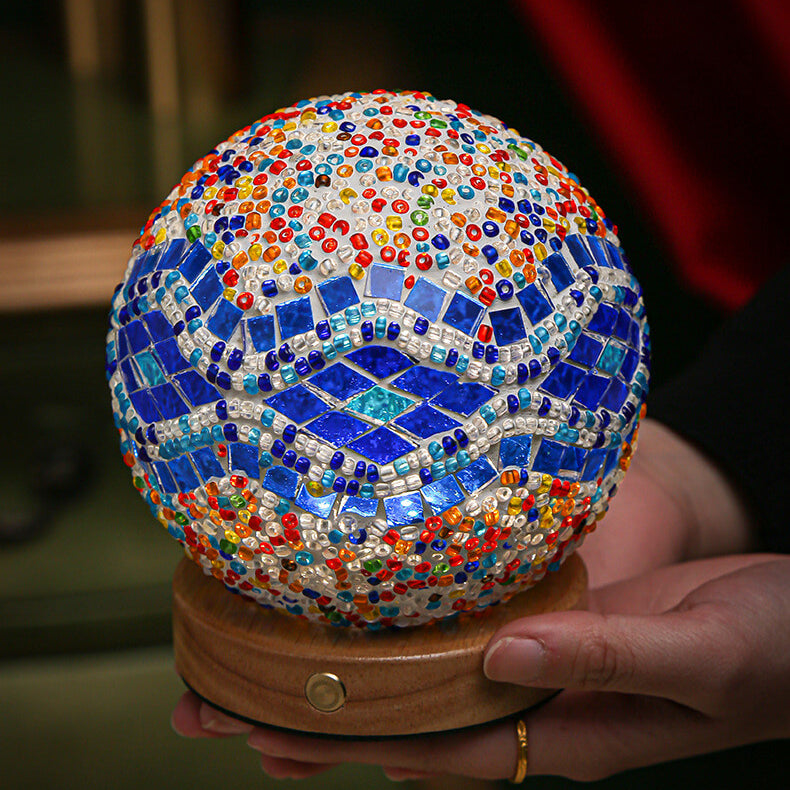 Modern Lamp with Boho Elements | Decorative Accent Table Lamp