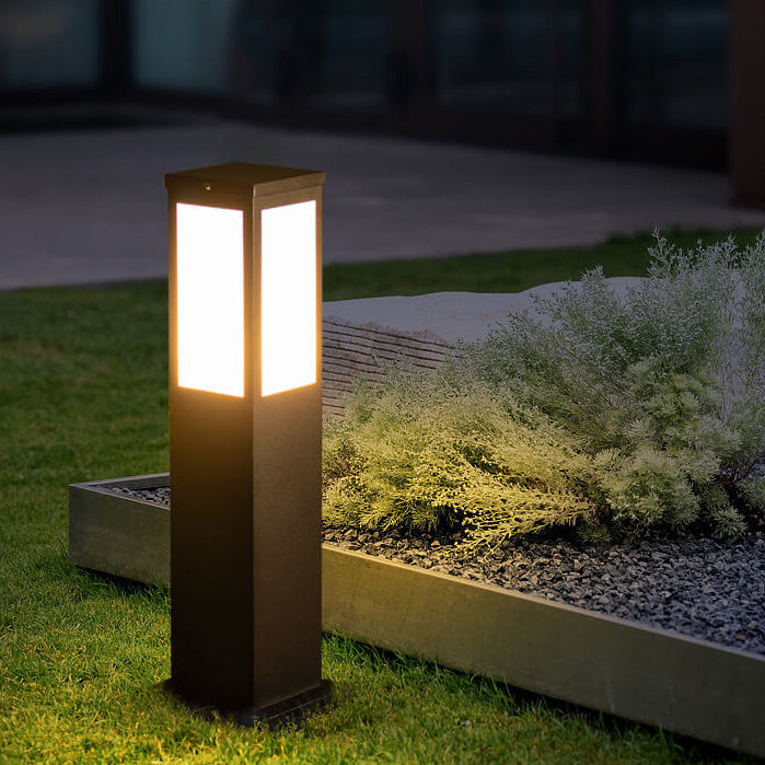 Solar-Powered Modern Pathway Lights