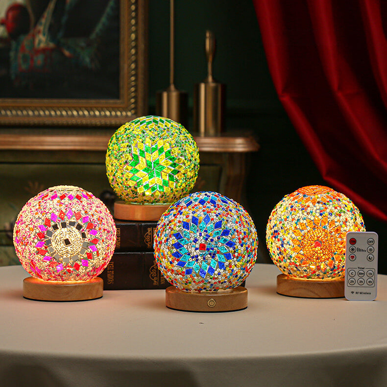 Modern Lamp with Boho Elements | Decorative Accent Table Lamp