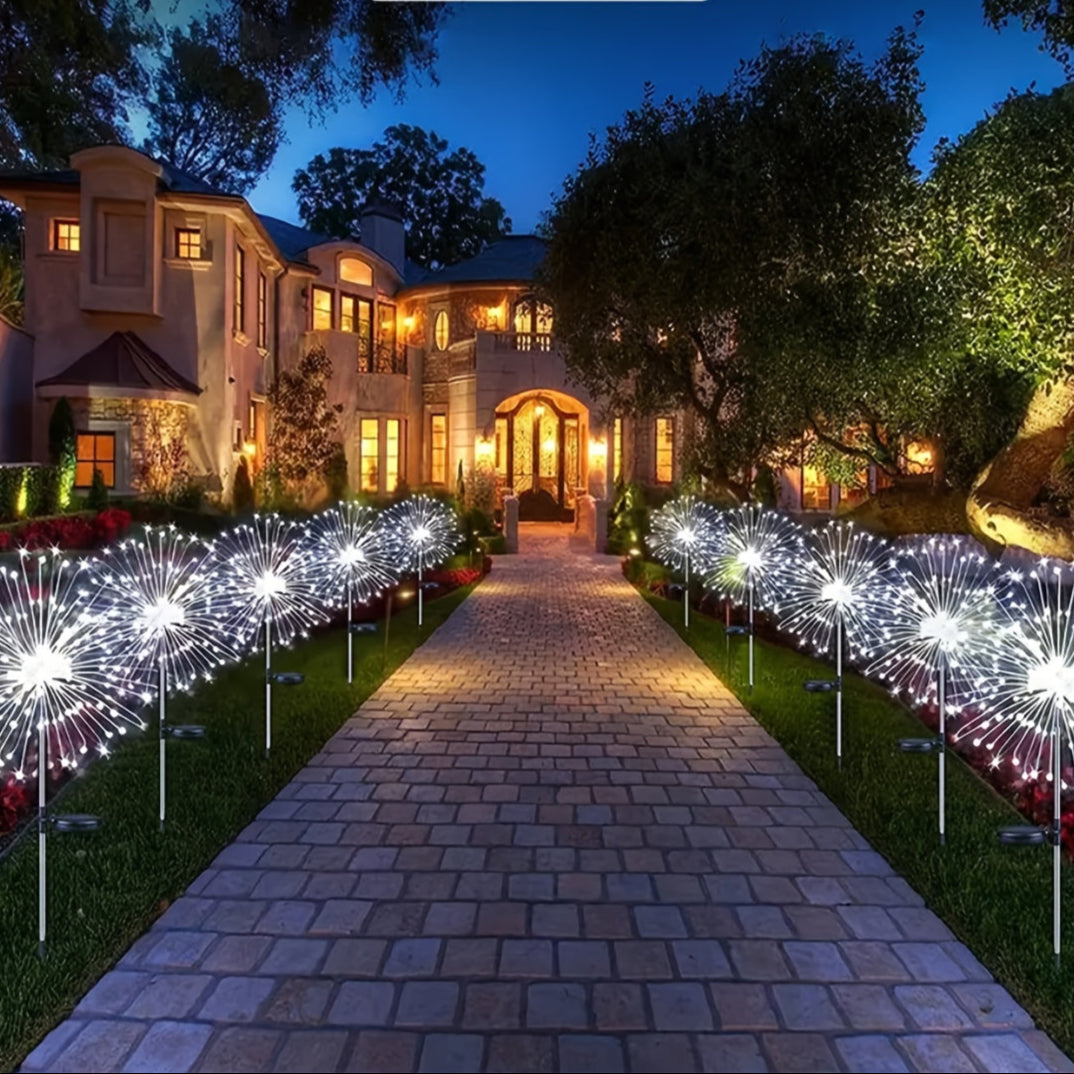 Solar Twinkling Fairy Lights with 8 Lighting Modes | Outdoor Christmas Light