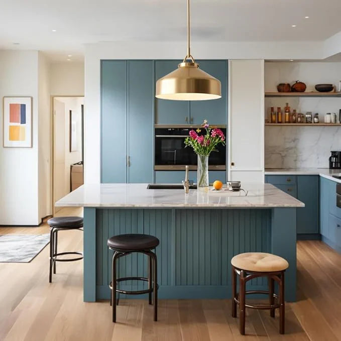 Minimalist Nordic Pendant Light with Morandi Matte Metal Finish