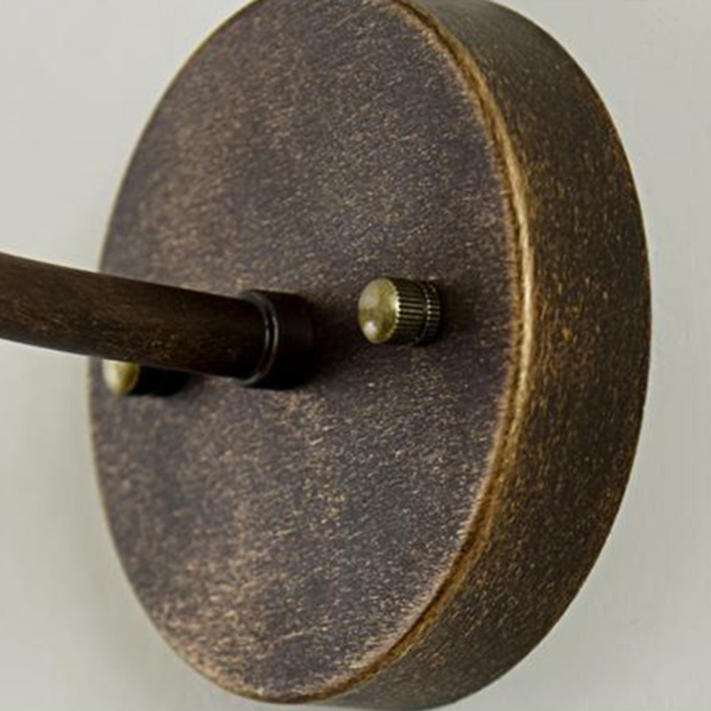 Weather-Resistant Outdoor Bowl Light with Rustic Brass Finish