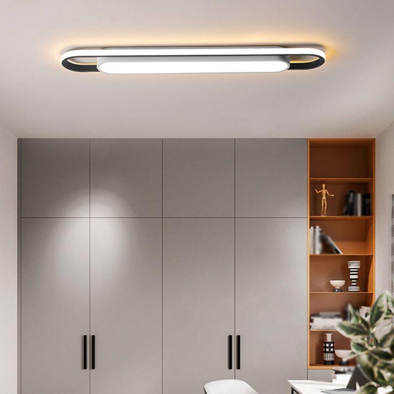 Modern Double-Layer LED Flush Mount Ceiling Light – Contemporary Design