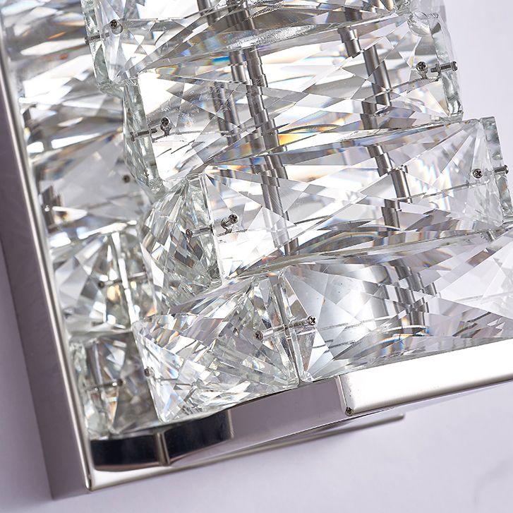 Contemporary LED Vanity Wall Light – Rectangular Metal Design