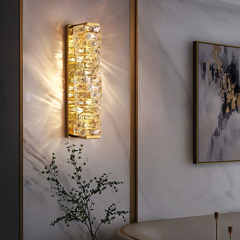 Contemporary LED Vanity Wall Light – Rectangular Metal Design