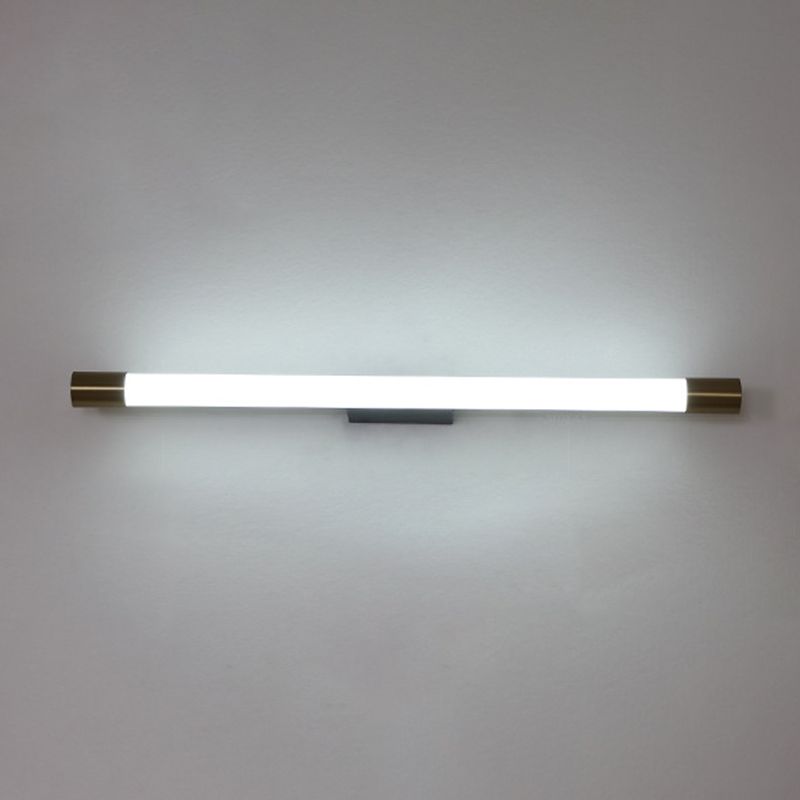 Modern Linear Vanity Wall Lamp – Metal and Acrylic LED Fixture