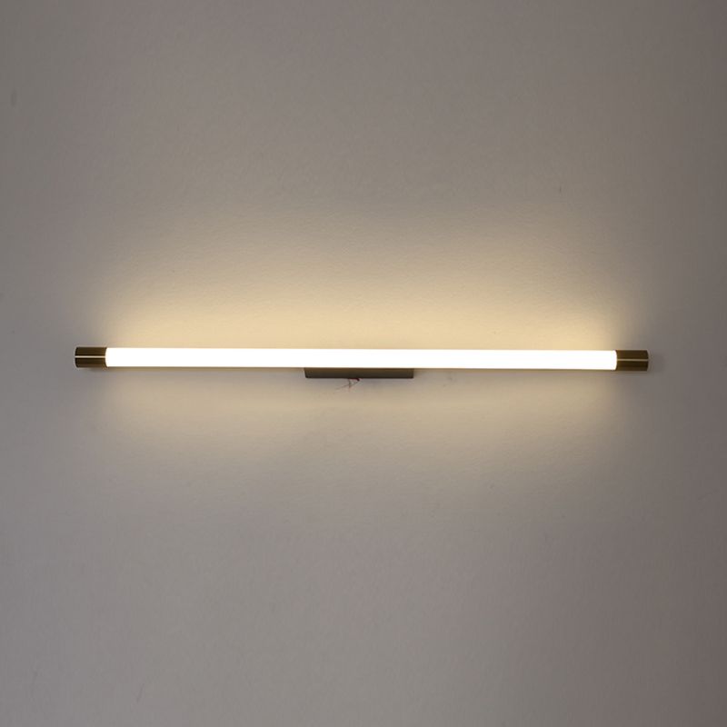 Modern Linear Vanity Wall Lamp – Metal and Acrylic LED Fixture