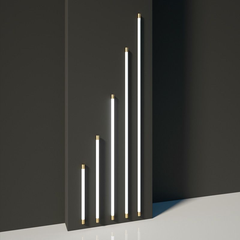 Modern Linear Vanity Wall Lamp – Metal and Acrylic LED Fixture