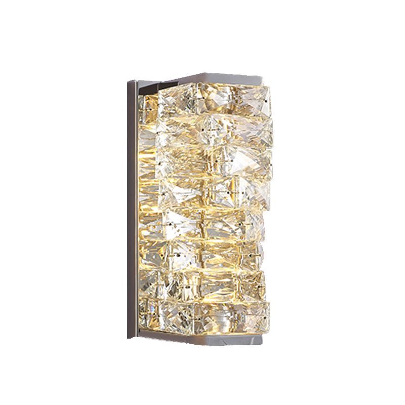 Contemporary LED Vanity Wall Light – Rectangular Metal Design