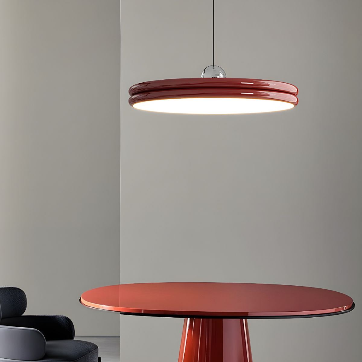 Modern Slim LED Pendant Light | Round-Shape