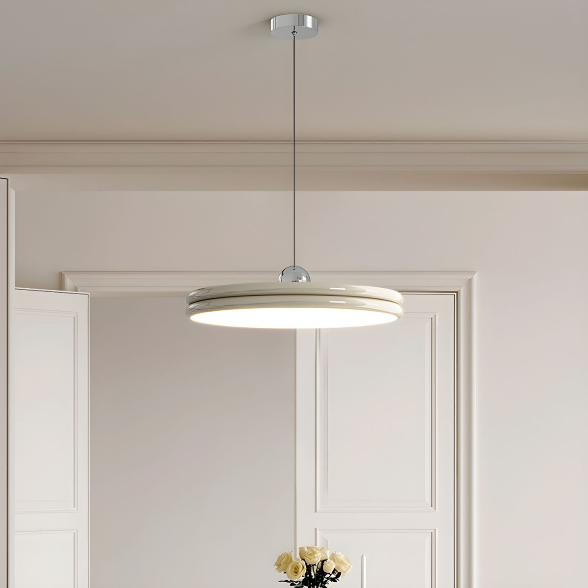 Modern Slim LED Pendant Light | Round-Shape