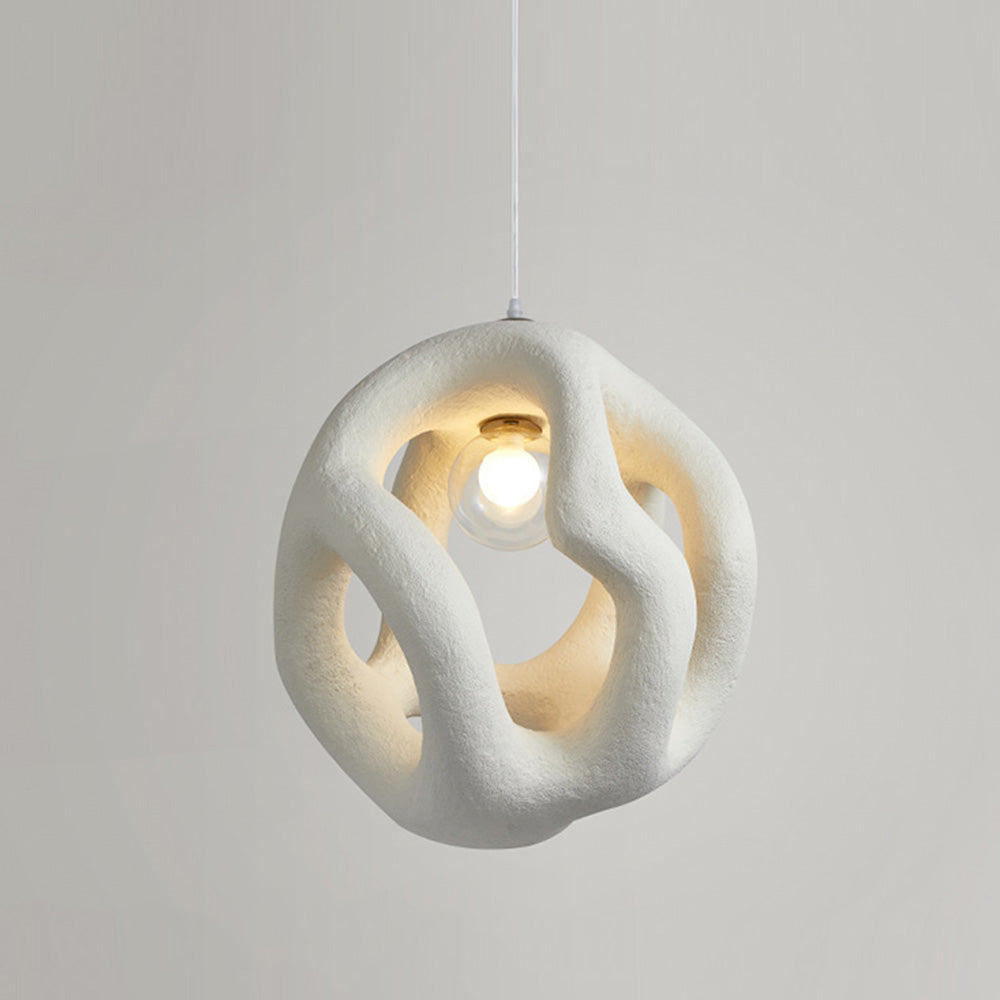 Wabi Sabi Resin LED Pendant Light | Japanese-Style Pendant Light