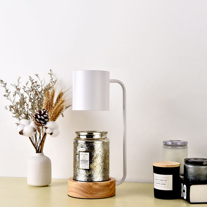 Stylish Wax-Textured Table Lamp | Modern Japanese Desk Lamp