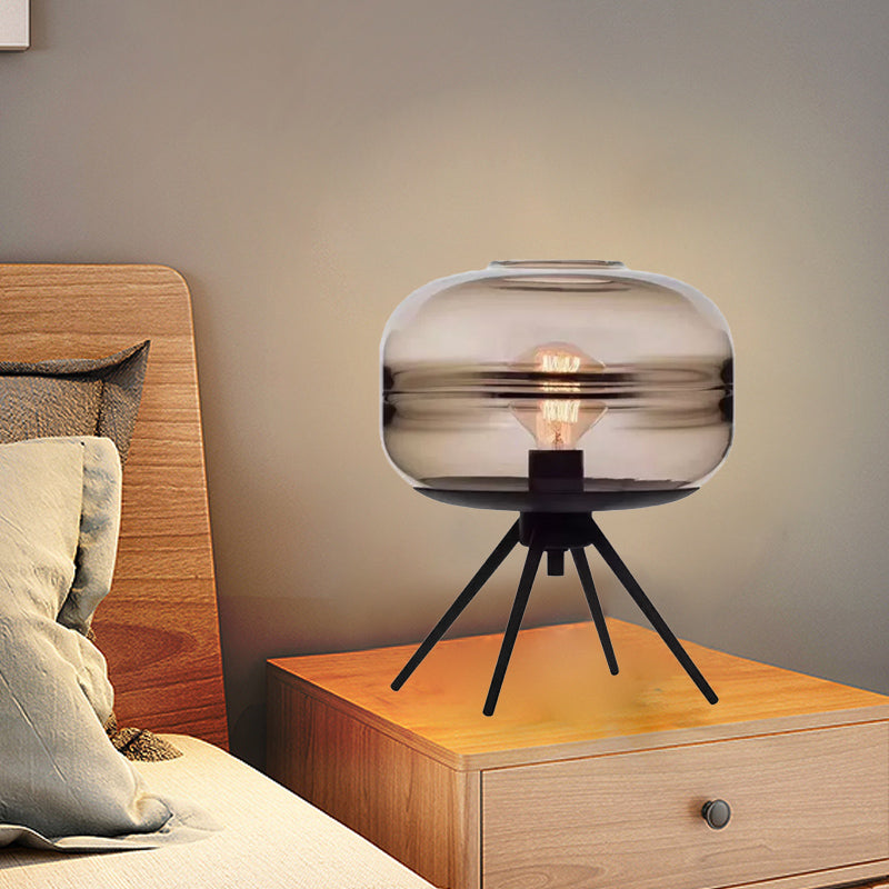 Nordic LED Table Lamp | Glass Shade Night Light