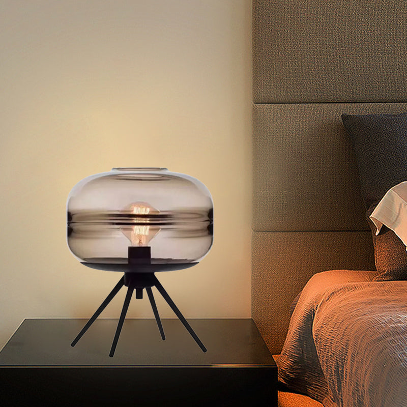 Nordic LED Table Lamp | Glass Shade Night Light