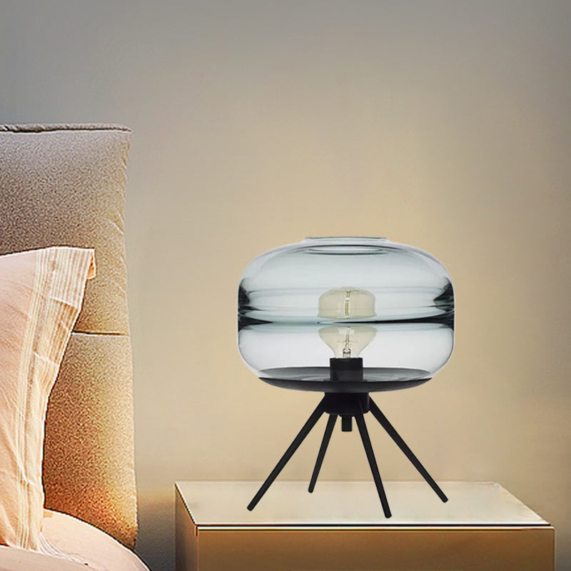 Nordic LED Table Lamp | Glass Shade Night Light