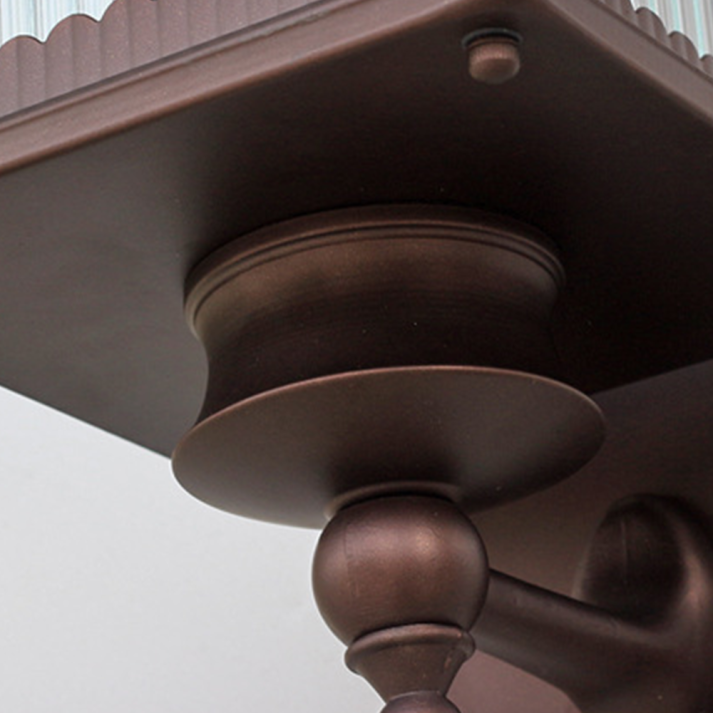 Outdoor Wall Lamp with Rectangular Retro Housing