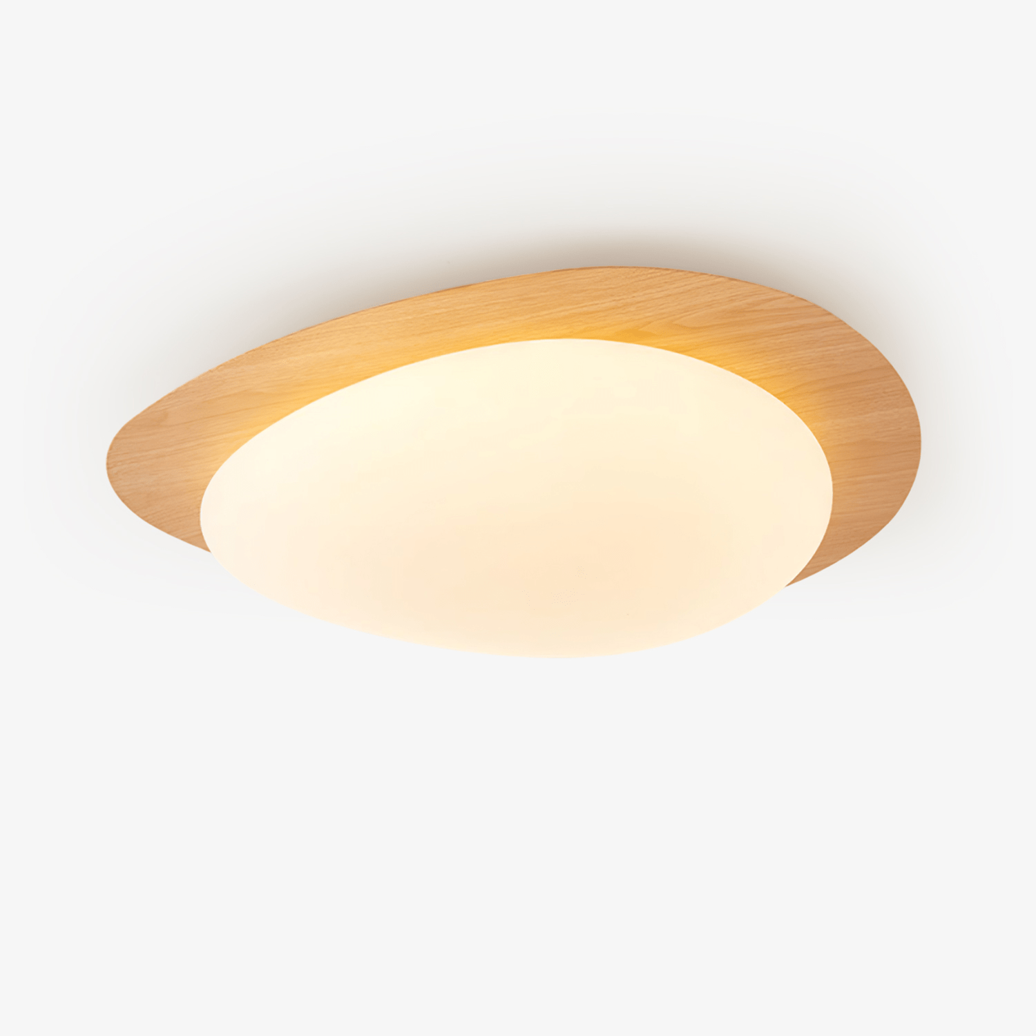 Pebble Shape Ceiling Lamp - Minimalist LED Light Fixture