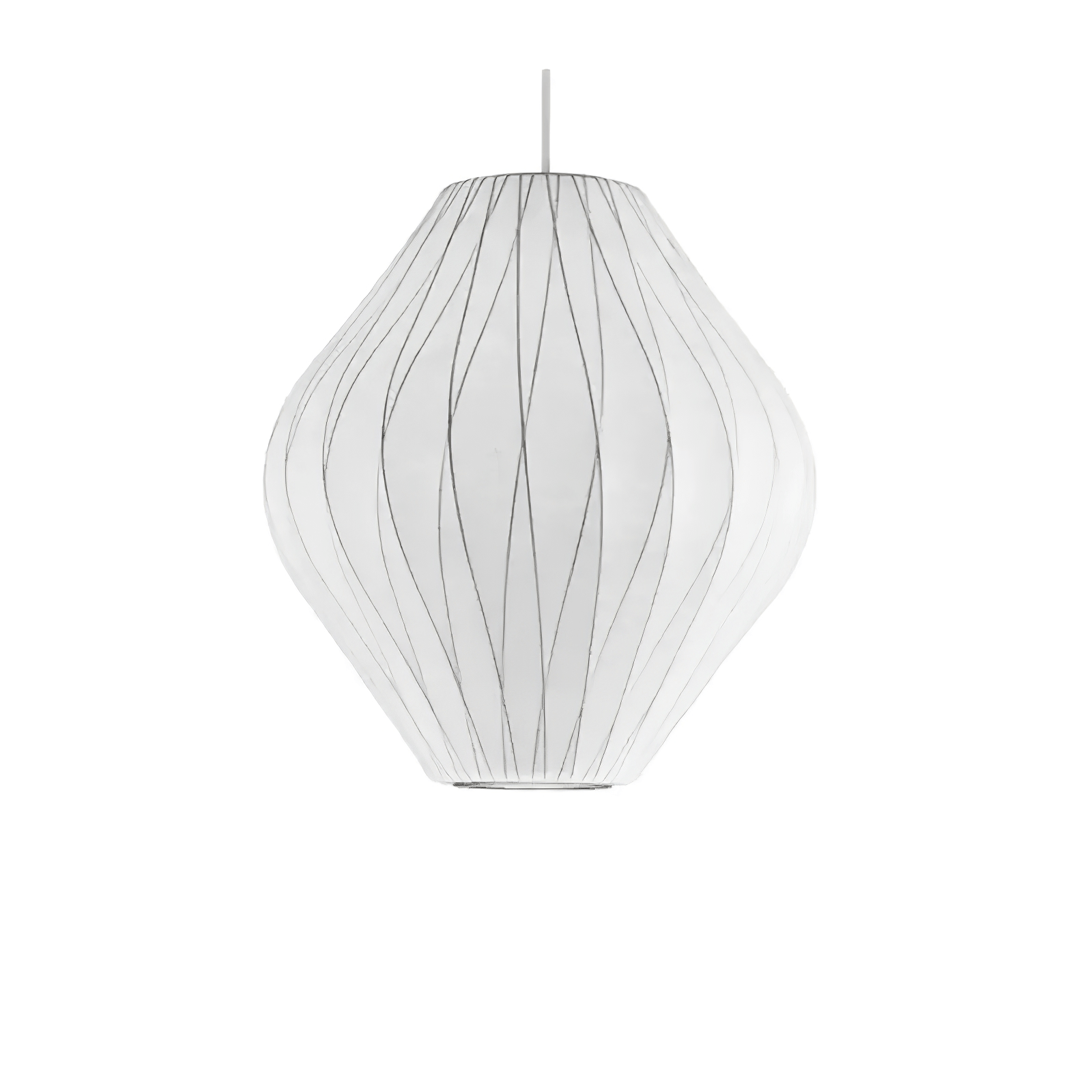 Modern Mulberry Fabric Bubble Chandelier – Hallway Decorative Pendant Lamp