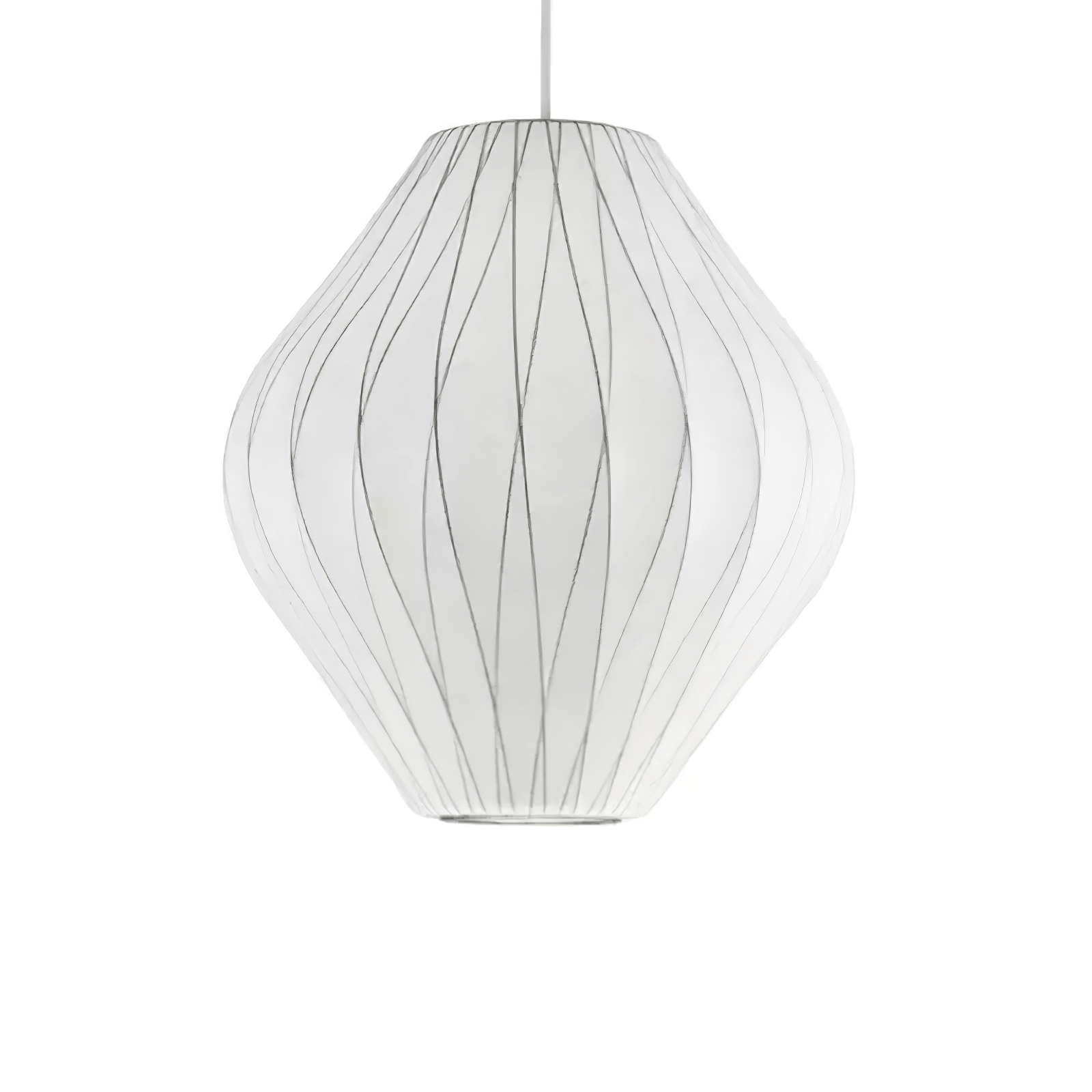 Modern Mulberry Fabric Bubble Chandelier – Hallway Decorative Pendant Lamp