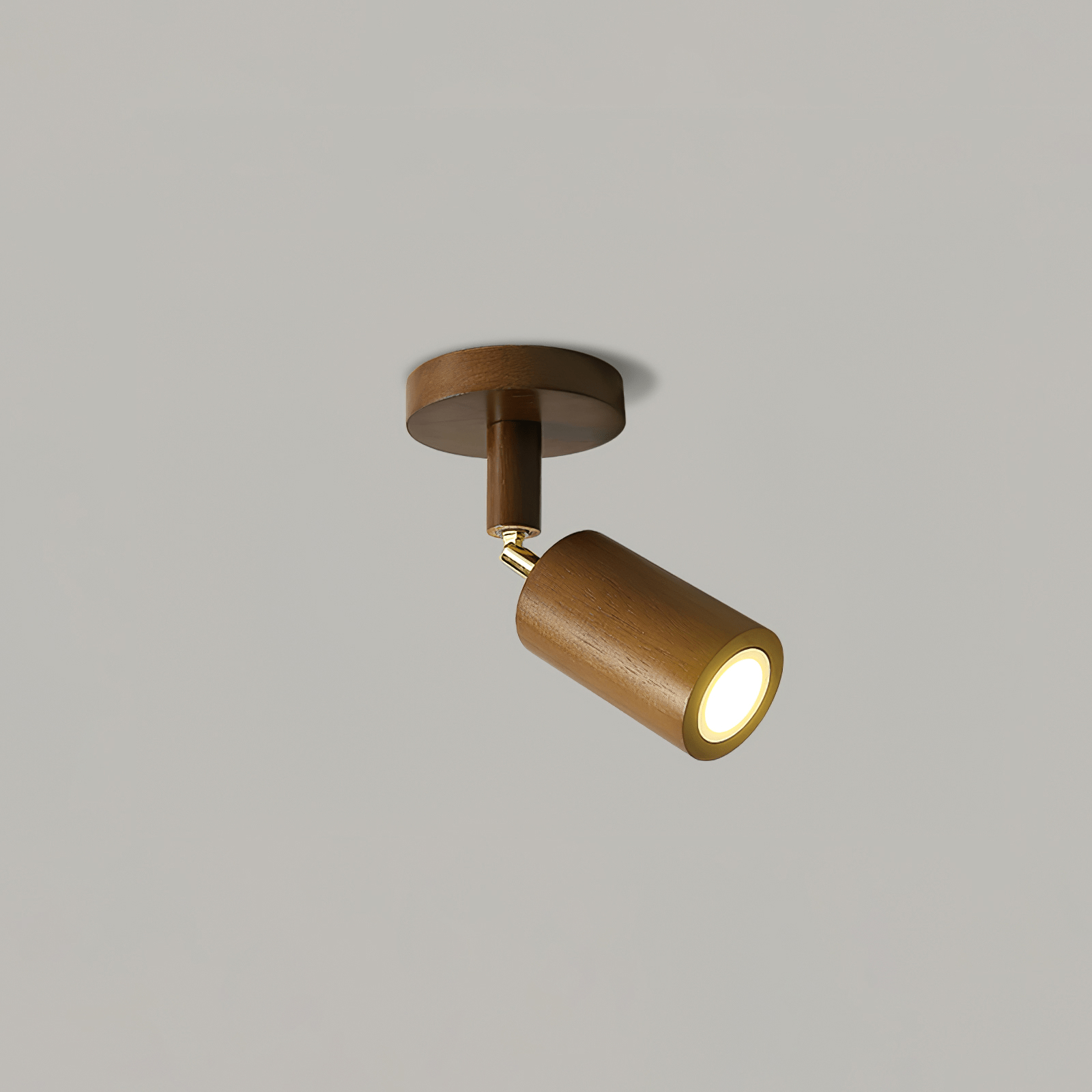 Wood Track Ceiling Light - Adjustable Ceiling Fixture