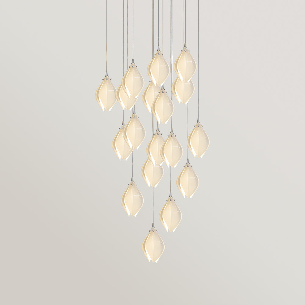 Multi-Drop Flower Pendant Light – Decorative Chandelier