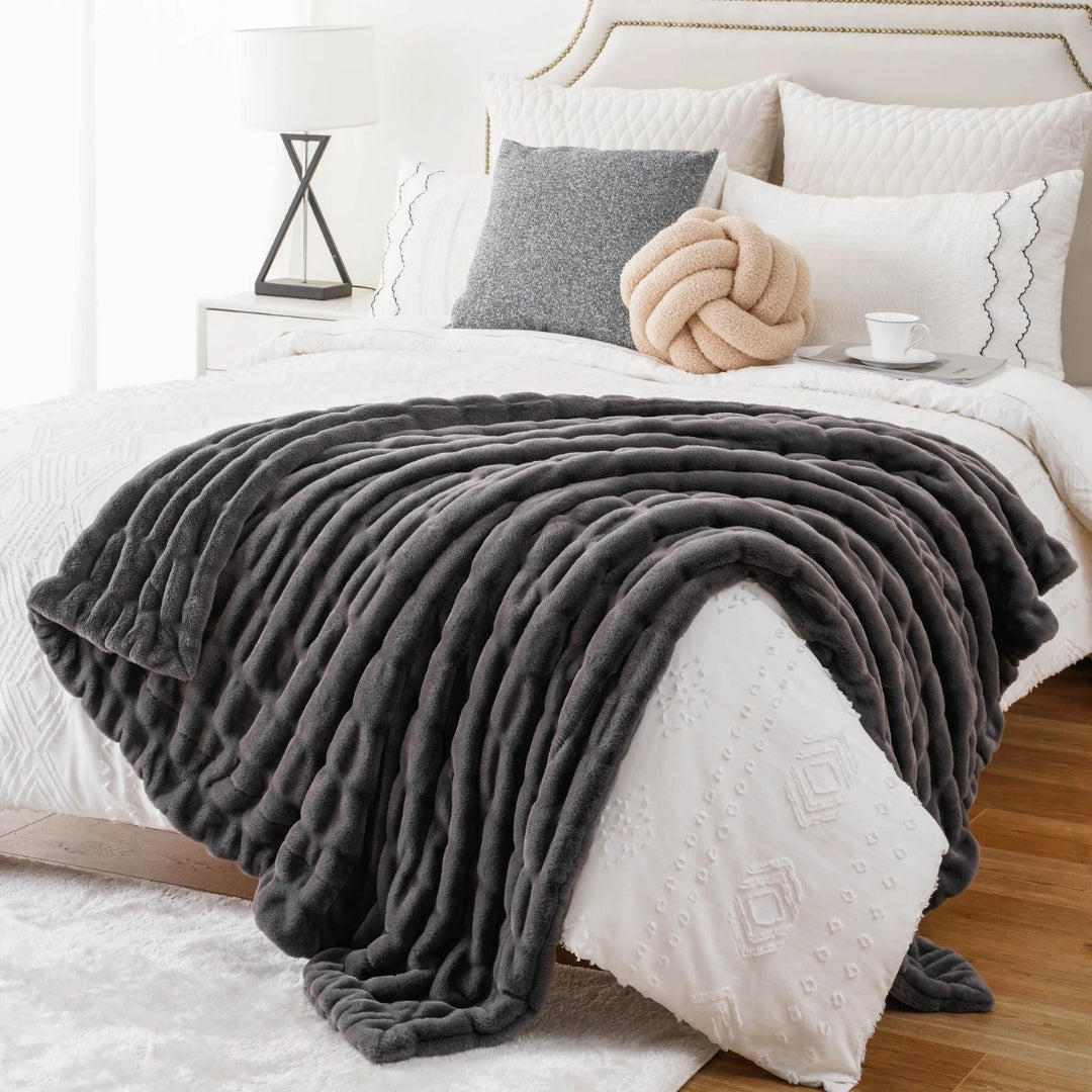 Elegant Faux Fur Blanket