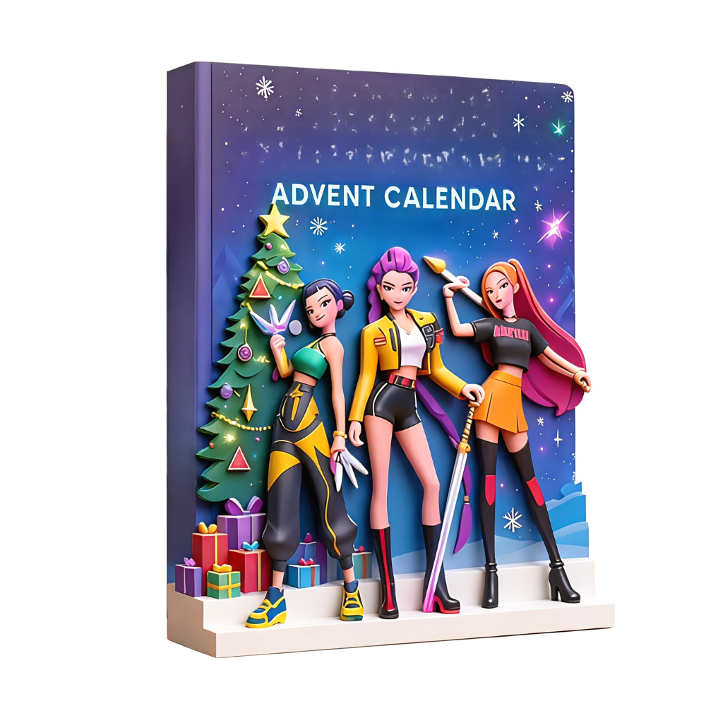 Pop-Culture Inspired Advent Calendar with 24 Mystery Collectibles