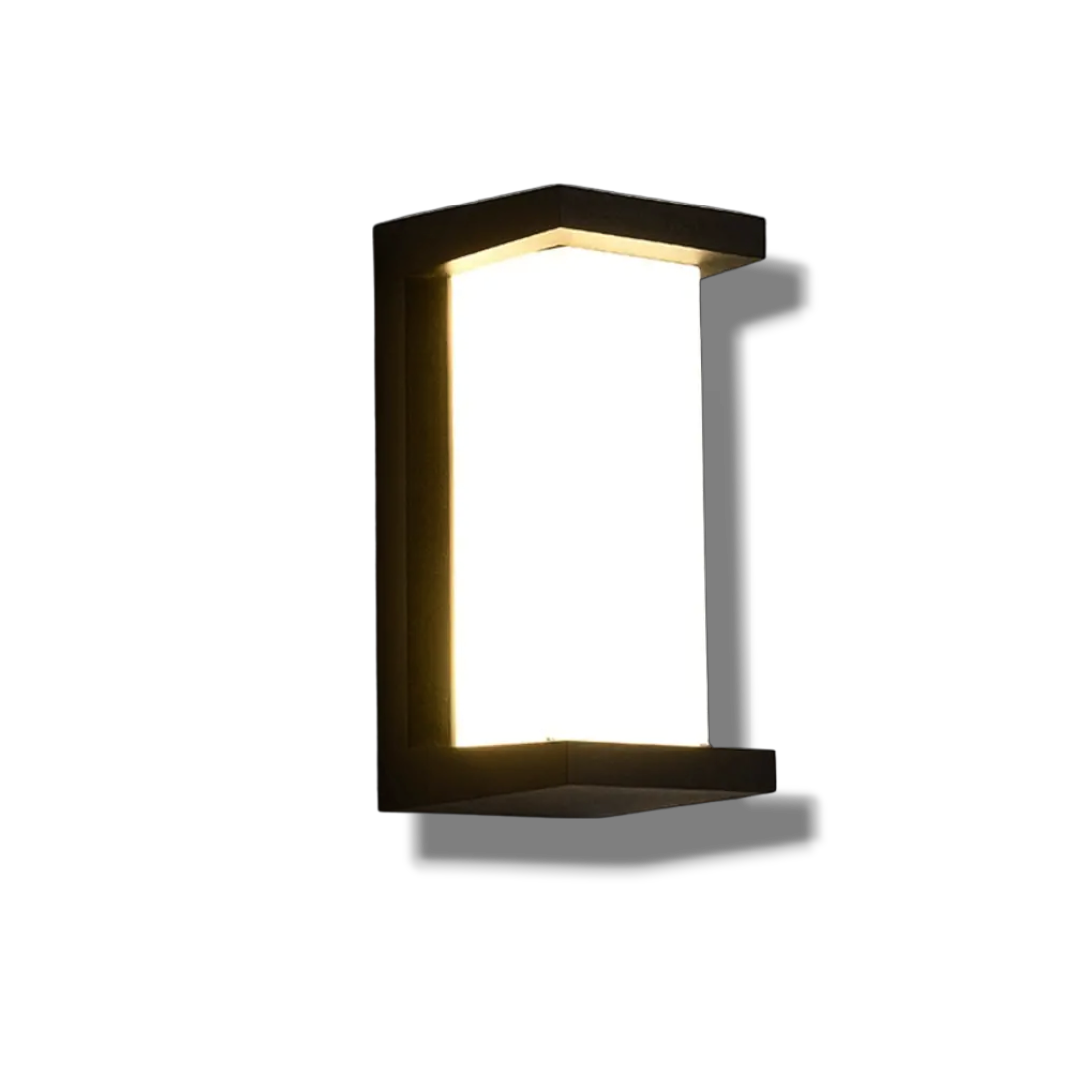 Two-Tone Modern Outdoor Wall Light