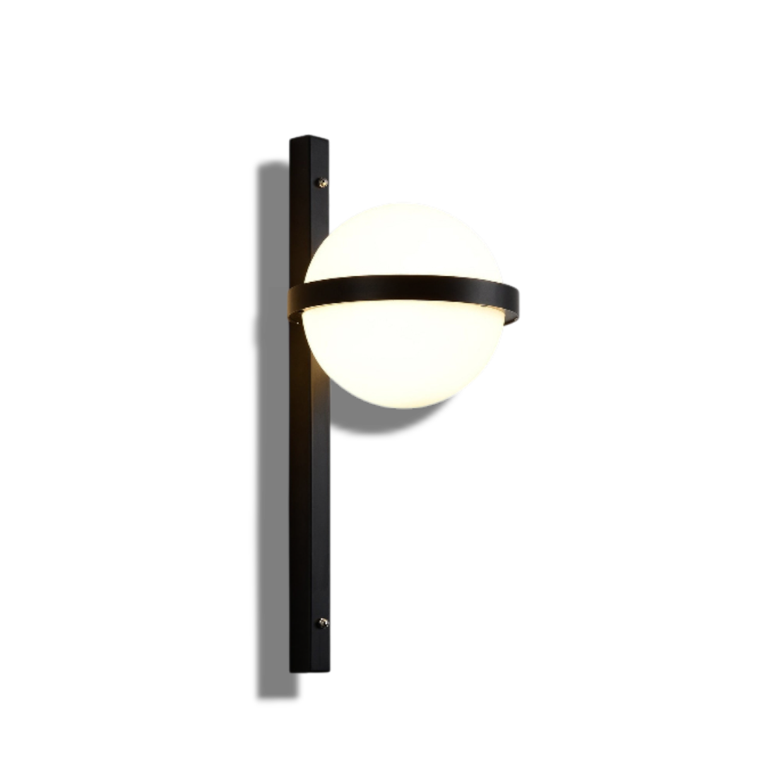 Sleek Globe-Style Outdoor Wall Light
