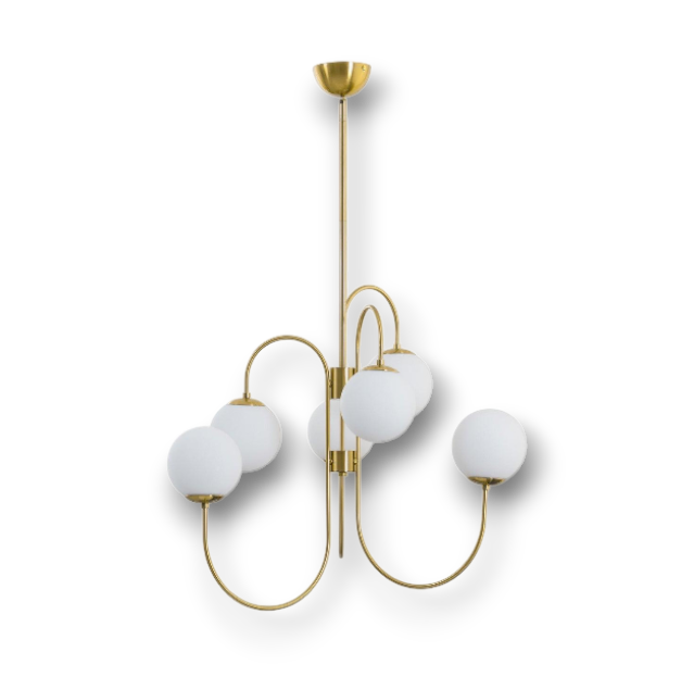 Modern Gooseneck Arm Chandelier – Stylish Pendant Ceiling Lamp