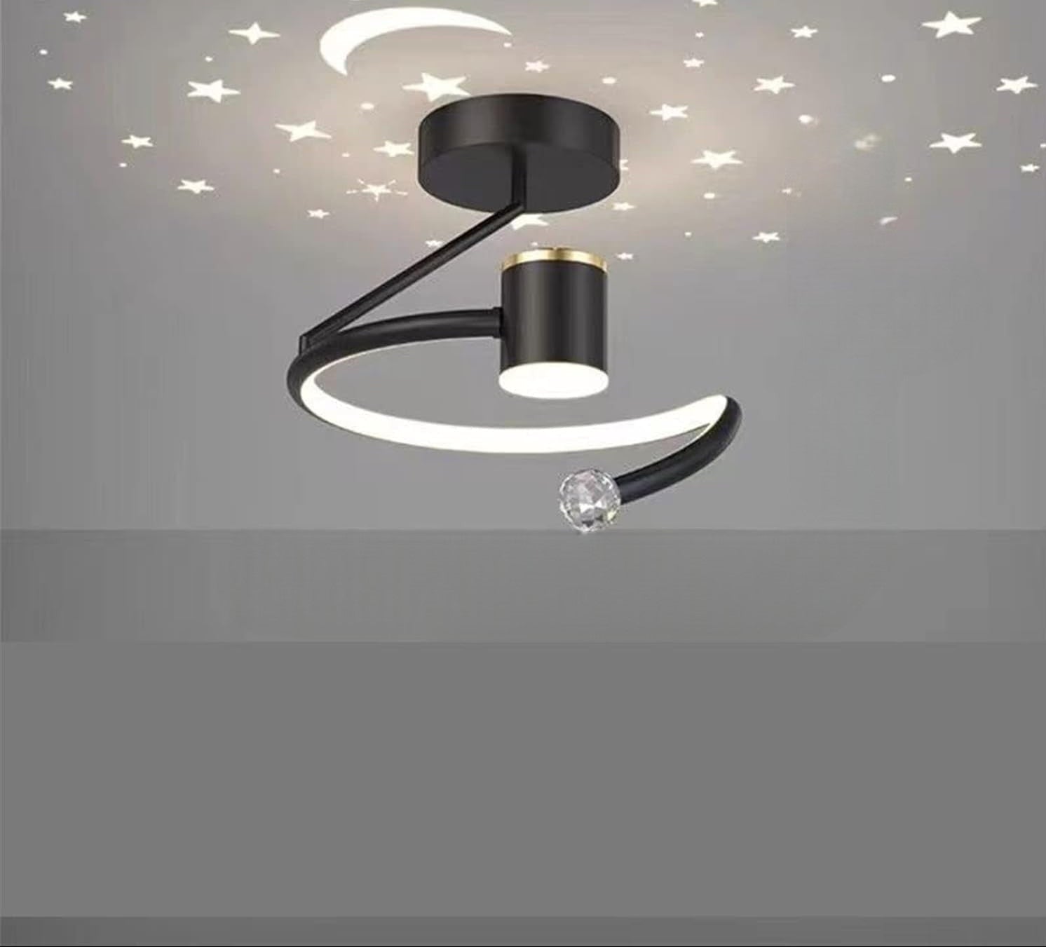 Modern Starry Sky LED Ceiling Lamp – Dimmable and Modern
