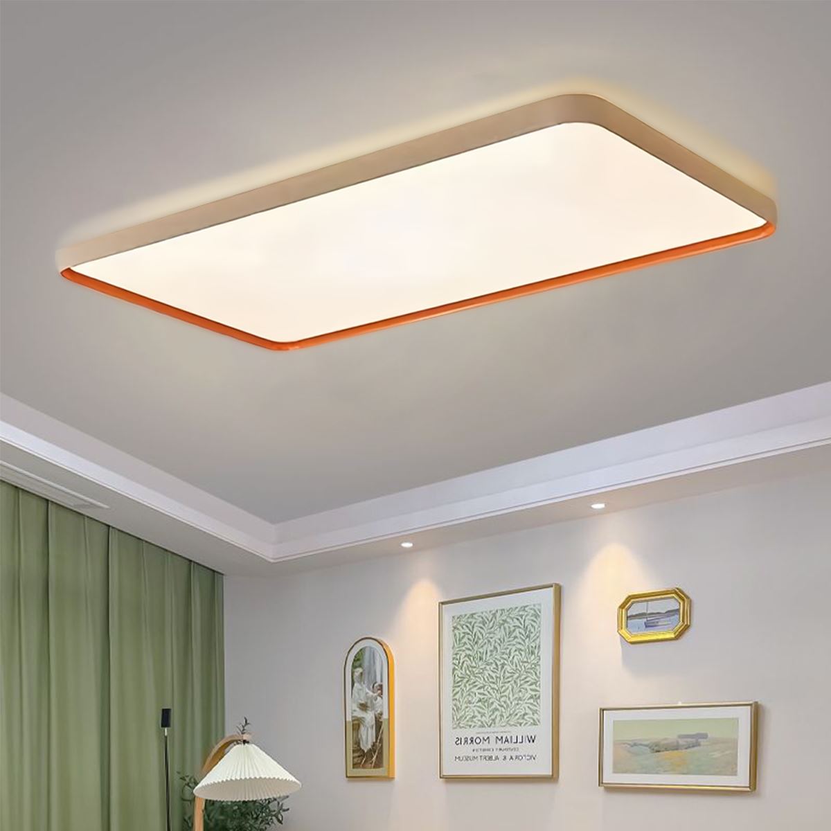 Modern Dimmable LED Flush Mount Ceiling Light – Available in 3 Sizes