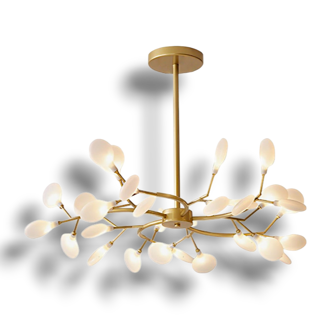 Mid-Century Modern LED Chandelier – Firefly Sputnik Hanging Light
