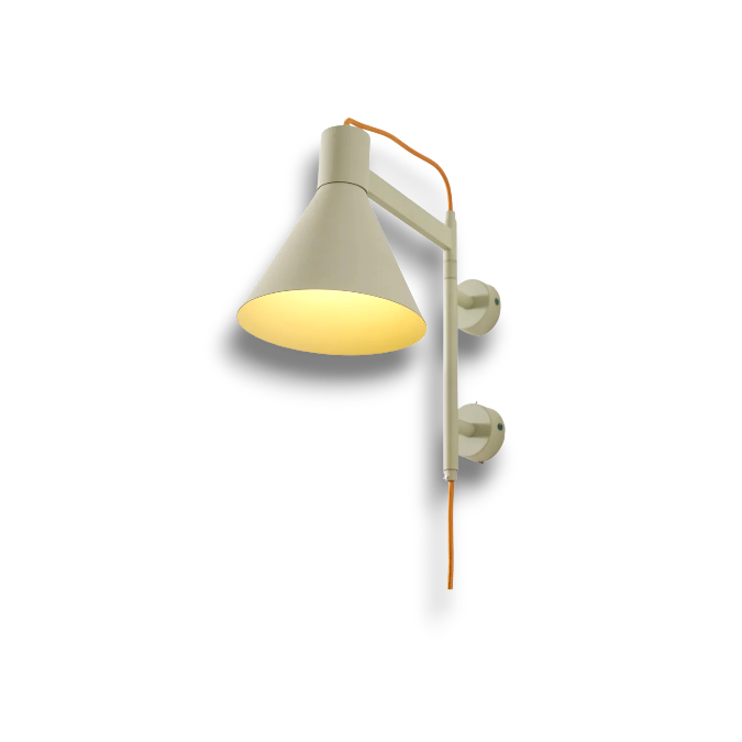 Aluminum Plug-in Wall Lamp – Sleek Design with E26/E27 Socket