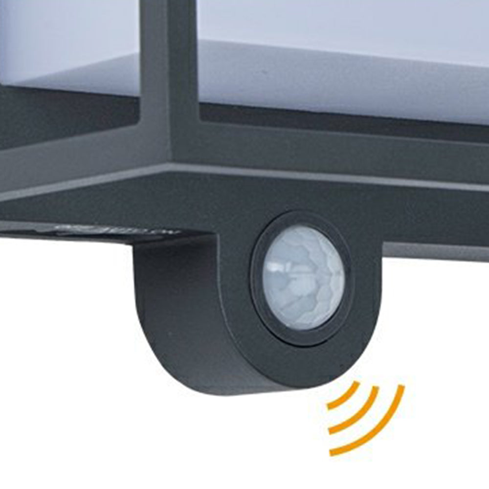 Square Solar Wall Lamp – Sensor-Activated Light