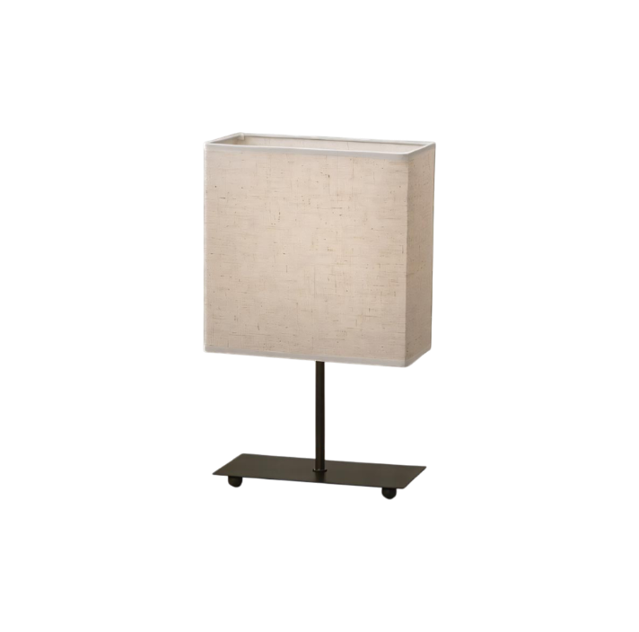 Adjustable White Square Shade Bedside Lamp – Practical Lighting