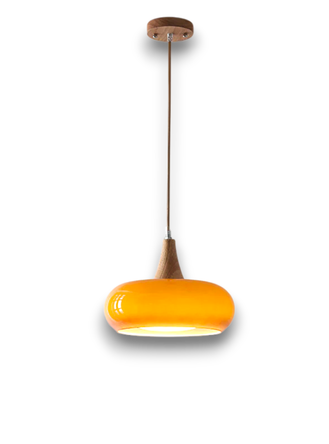 Nordic Glass Pendant Light – Bauhaus Style Ceiling Lamp