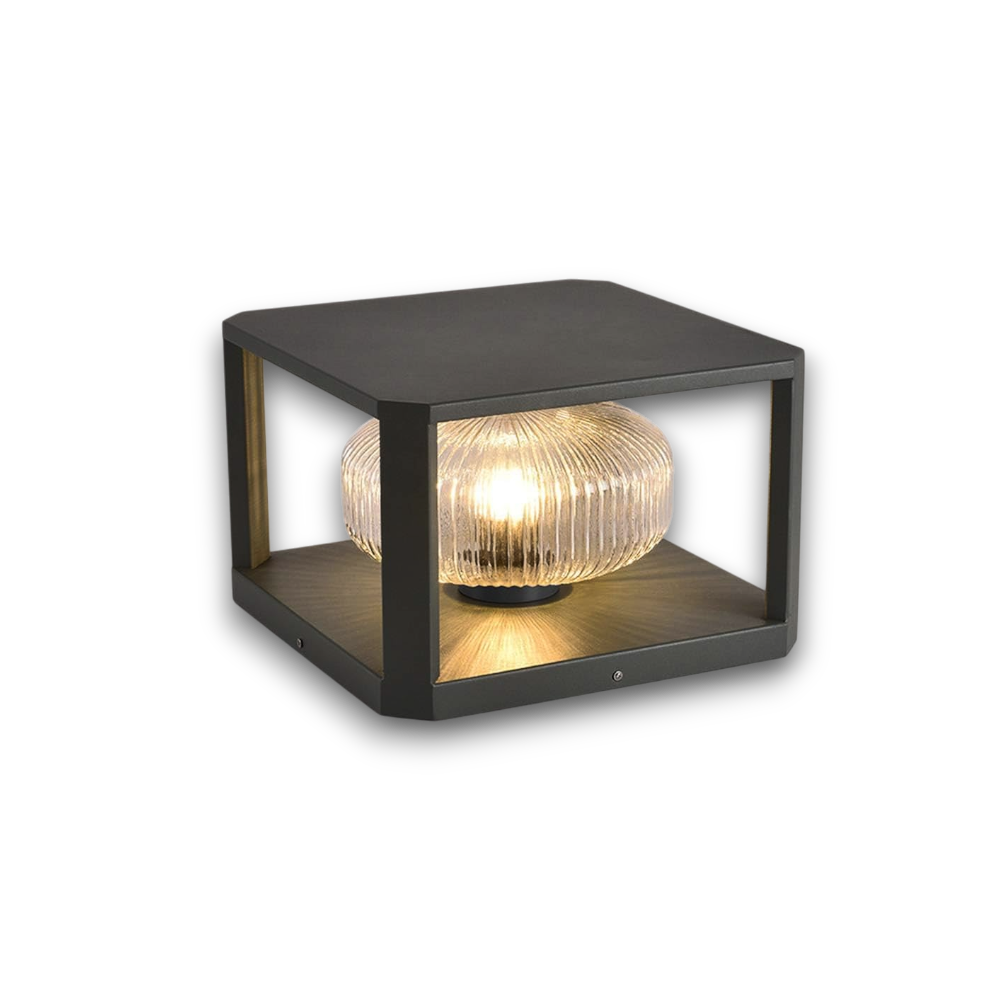 Outdoor Solar Pillar Lamp – LED Light Fixture