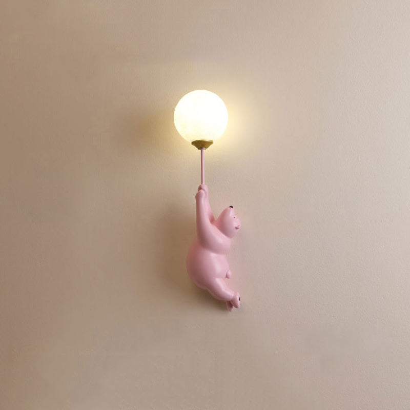 Bear Balloon Wall Sconce – Adorable Kids Room Light