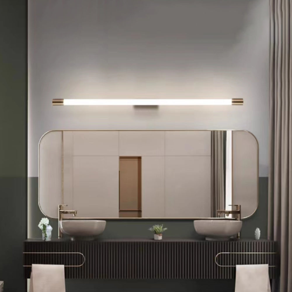 Modern Linear Vanity Wall Lamp – Metal and Acrylic LED Fixture