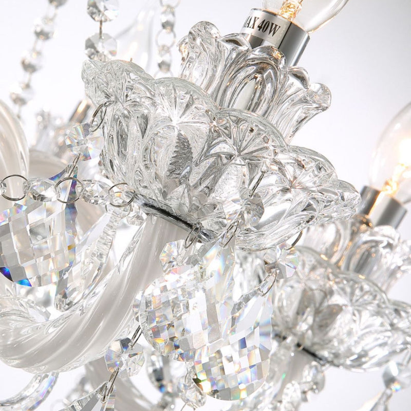 French-Style Crystal Chandelier – Glamorous Indoor Lighting